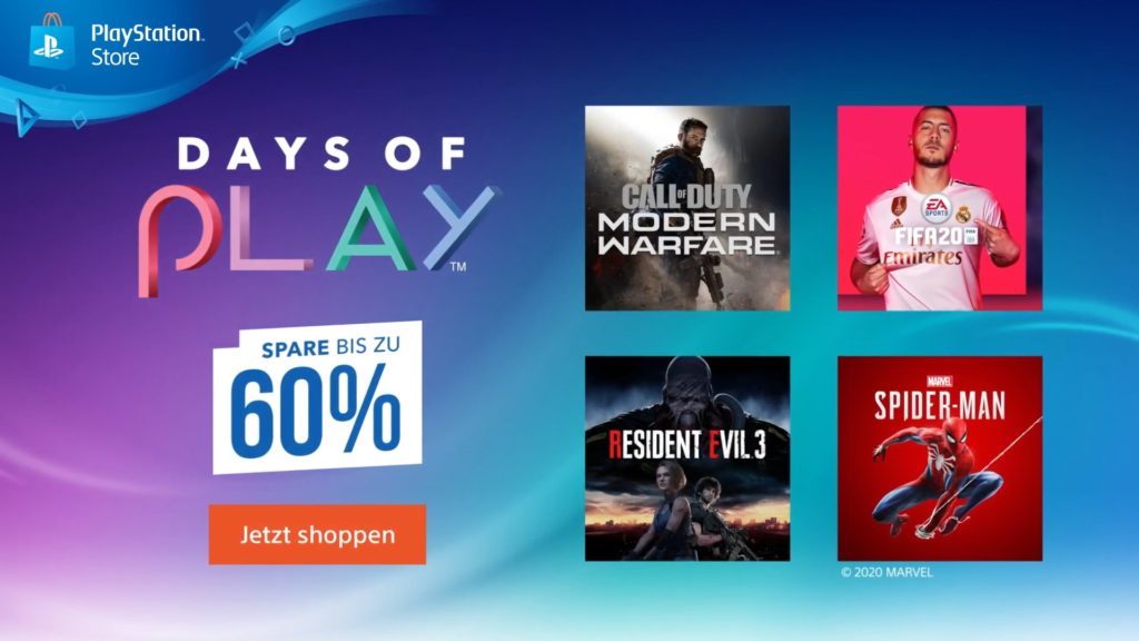 Playstation Store - Days of Play 2020