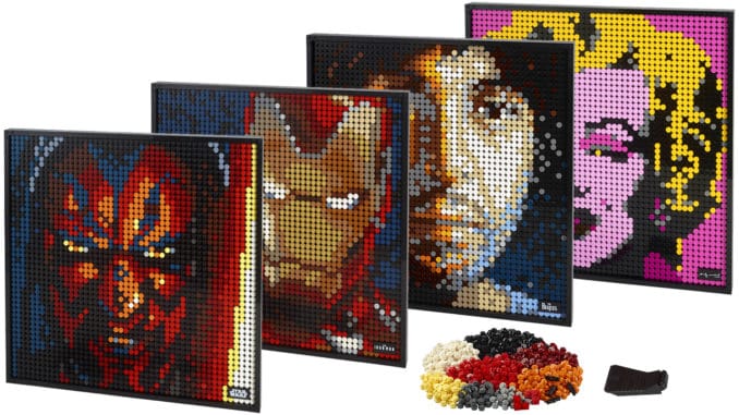 LEGO Art Sets mit Darth Vader und Iron Man angekündigt - News von Unaltered Magazine